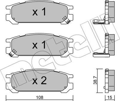 Metelli 22-0204-0 - Jarrupala, levyjarru inparts.fi