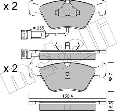 Metelli 22-0205-1 - Jarrupala, levyjarru inparts.fi