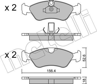 Metelli 22-0208-0 - Jarrupala, levyjarru inparts.fi