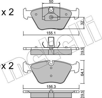 Metelli 22-0207-5 - Jarrupala, levyjarru inparts.fi