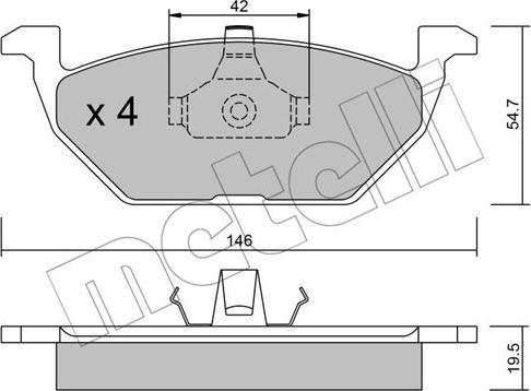 Metelli 22-0211-0 - Jarrupala, levyjarru inparts.fi