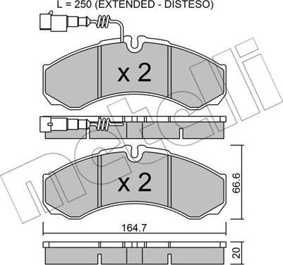 Metelli 22-0212-9 - Jarrupala, levyjarru inparts.fi