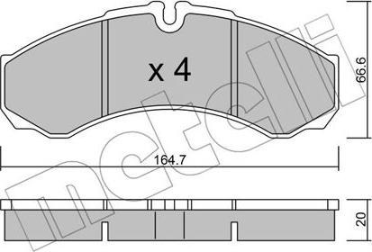 Metelli 22-0212-6 - Jarrupala, levyjarru inparts.fi