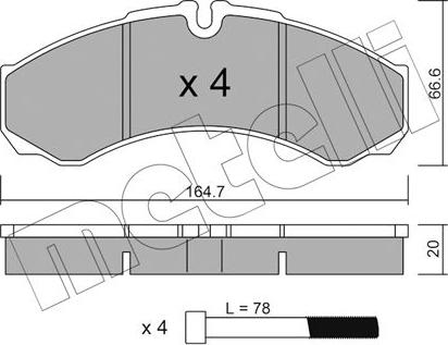 Metelli 22-0212-1 - Jarrupala, levyjarru inparts.fi