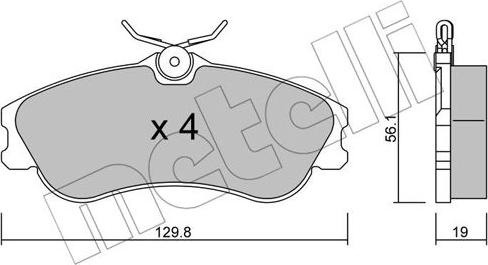 Metelli 22-0217-1 - Jarrupala, levyjarru inparts.fi