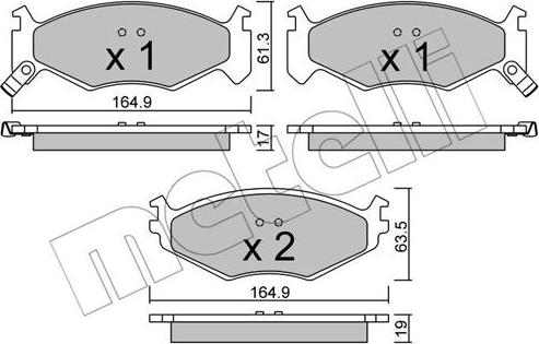 Metelli 22-0289-0 - Jarrupala, levyjarru inparts.fi