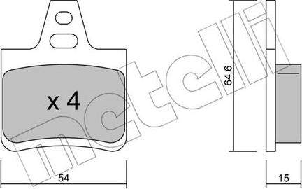 Metelli 22-0285-0 - Jarrupala, levyjarru inparts.fi