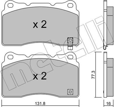 Metelli 22-0288-5 - Jarrupala, levyjarru inparts.fi