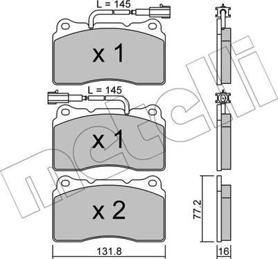 Metelli 22-0288-0 - Öljynsuodatin inparts.fi