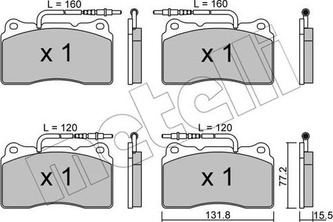 Metelli 22-0288-3 - Jarrupala, levyjarru inparts.fi