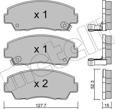 Metelli 22-0283-0 - Jarrupala, levyjarru inparts.fi