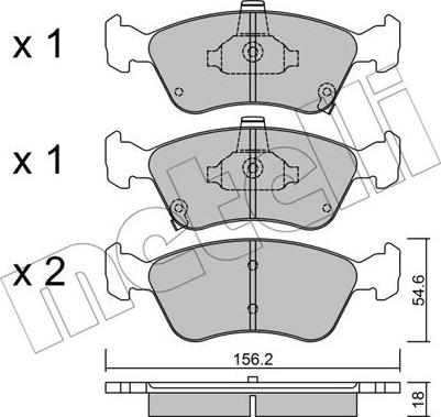 Metelli 22-0287-0 - Jarrupala, levyjarru inparts.fi