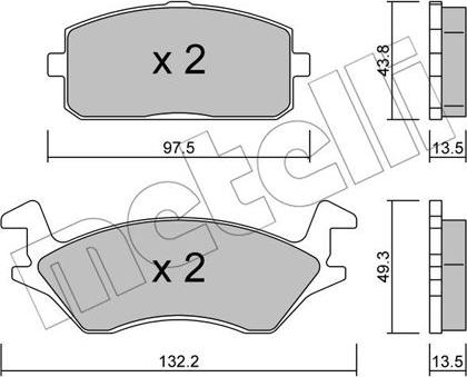 Metelli 22-0234-0 - Jarrupala, levyjarru inparts.fi