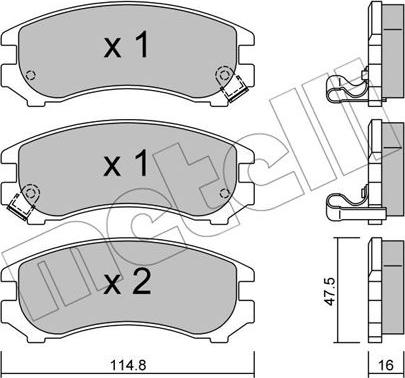 Metelli 22-0230-1 - Jarrupala, levyjarru inparts.fi