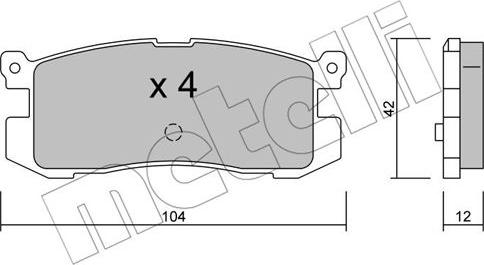 Metelli 22-0233-0 - Jarrupala, levyjarru inparts.fi