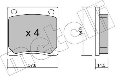 Metelli 22-0229-0 - Jarrupala, levyjarru inparts.fi