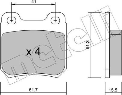 Metelli 22-0276-0 - Jarrupala, levyjarru inparts.fi