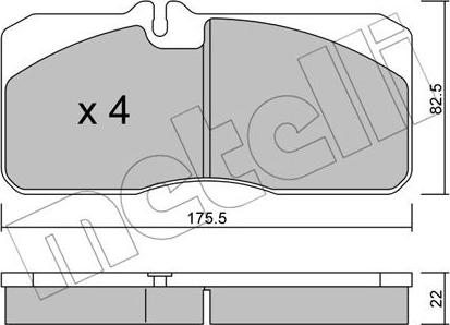 Metelli 22-0271-0 - Jarrupala, levyjarru inparts.fi