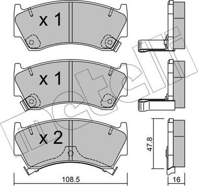 Metelli 22-0278-0 - Jarrupala, levyjarru inparts.fi