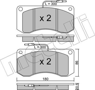 Metelli 22-0272-0 - Jarrupala, levyjarru inparts.fi