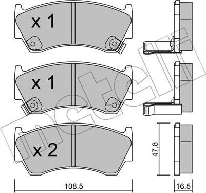 Metelli 22-0277-0 - Jarrupala, levyjarru inparts.fi