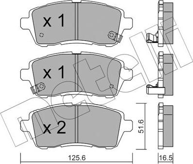 Metelli 22-0793-1 - Öljynsuodatin inparts.fi