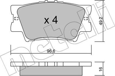 Metelli 22-0749-0 - Öljynsuodatin inparts.fi