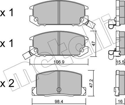 Metelli 22-0754-0 - Jarrupala, levyjarru inparts.fi