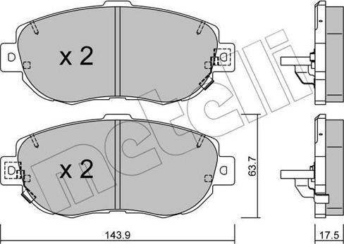 Metelli 22-0756-0 - Jarrupala, levyjarru inparts.fi