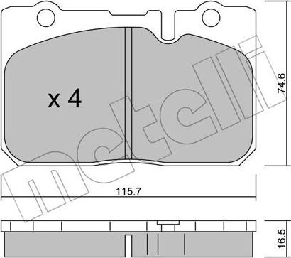 Metelli 22-0757-0 - Jarrupala, levyjarru inparts.fi