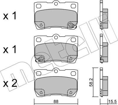 Metelli 22-0761-0 - Öljynsuodatin inparts.fi