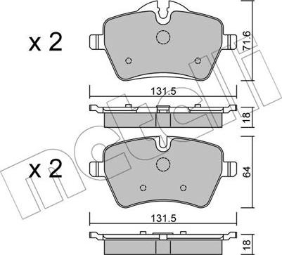 Metelli 22-0768-0 - Öljynsuodatin inparts.fi