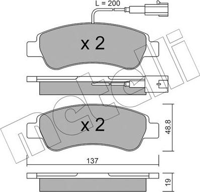 Metelli 22-0710-1 - Öljynsuodatin inparts.fi