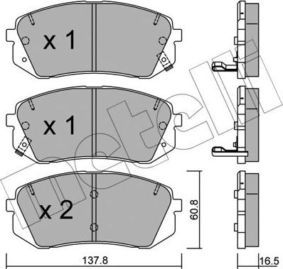 Metelli 22-0783-0 - Öljynsuodatin inparts.fi