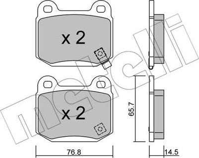 Metelli 22-0739-0 - Jarrupala, levyjarru inparts.fi