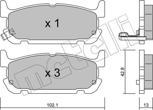 Metelli 22-0734-0 - Jarrupala, levyjarru inparts.fi