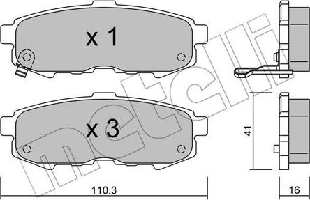 Metelli 22-0735-0 - Jarrupala, levyjarru inparts.fi