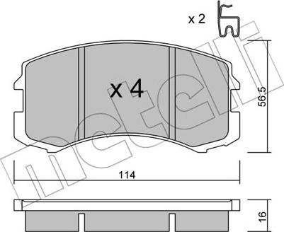 Metelli 22-0736-0 - Jarrupala, levyjarru inparts.fi