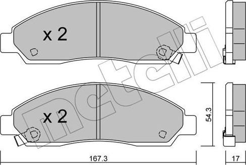 Metelli 22-0731-0 - Jarrupala, levyjarru inparts.fi