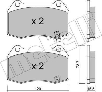 Metelli 22-0738-0 - Jarrupala, levyjarru inparts.fi