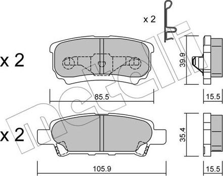 Metelli 22-0737-0 - Öljynsuodatin inparts.fi