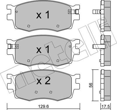 Metelli 22-0724-0 - Öljynsuodatin inparts.fi