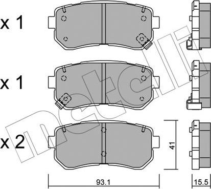 Metelli 22-0725-0 - Öljynsuodatin inparts.fi