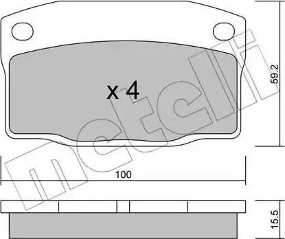 Metelli 22-0726-0 - Jarrupala, levyjarru inparts.fi