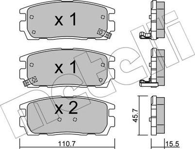 Metelli 22-0779-0 - Öljynsuodatin inparts.fi