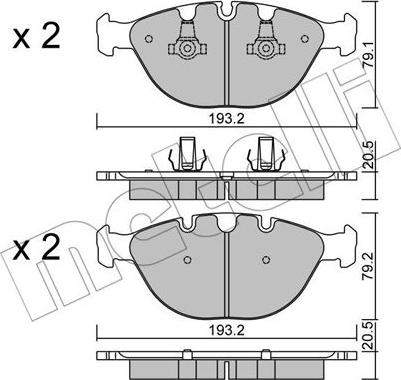 Metelli 22-0771-0 - Jarrupala, levyjarru inparts.fi