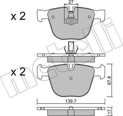 Metelli 22-0773-9 - Öljynsuodatin inparts.fi