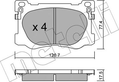 Metelli 22-1093-0 - Jarrupala, levyjarru inparts.fi