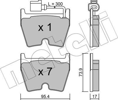 Metelli 22-1043-1 - Jarrupala, levyjarru inparts.fi