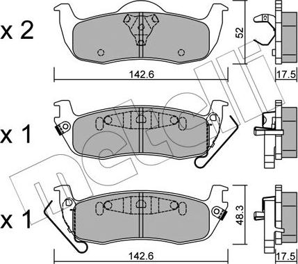 Metelli 22-1047-0 - Jarrupala, levyjarru inparts.fi